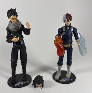 Shoto Todoroki & Shota Aizawa 7” Figures - My Hero Academia - Incomplete